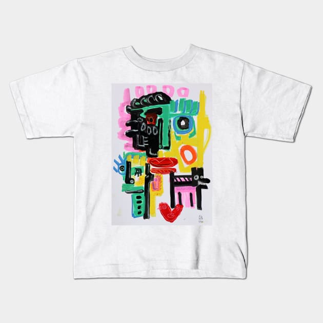 FACE Kids T-Shirt by Angel Rivas